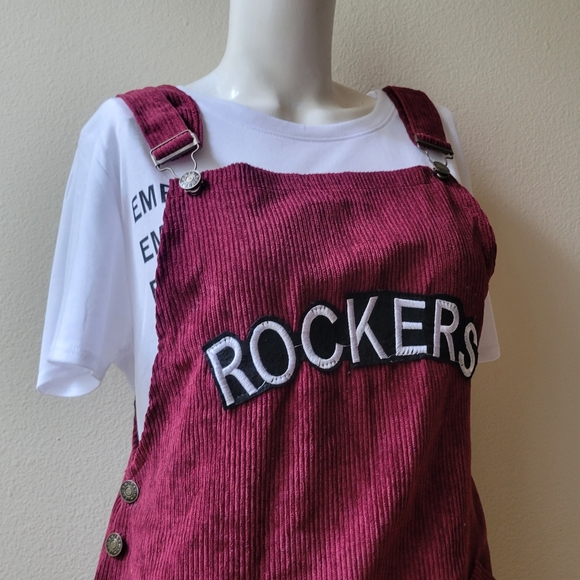 Rockers Velvet Ribbed Dress - Picture 2 of 9